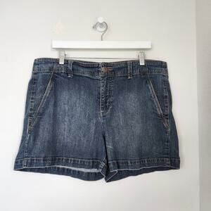Vintage Faded Glory High Waisted Grunge Indie Jean Shorts 16